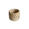 Porte-serviette VP 6Type Tissé Fait main Porte-serviette Rustique Naturel Tissé Décor de Table Boucle Porte-serviette en Bois Pâques Rotin
