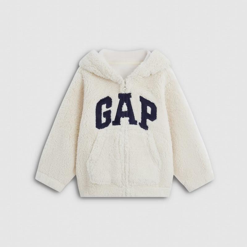 Gap Kids Fleece Hooded Sweatshirt Jacket