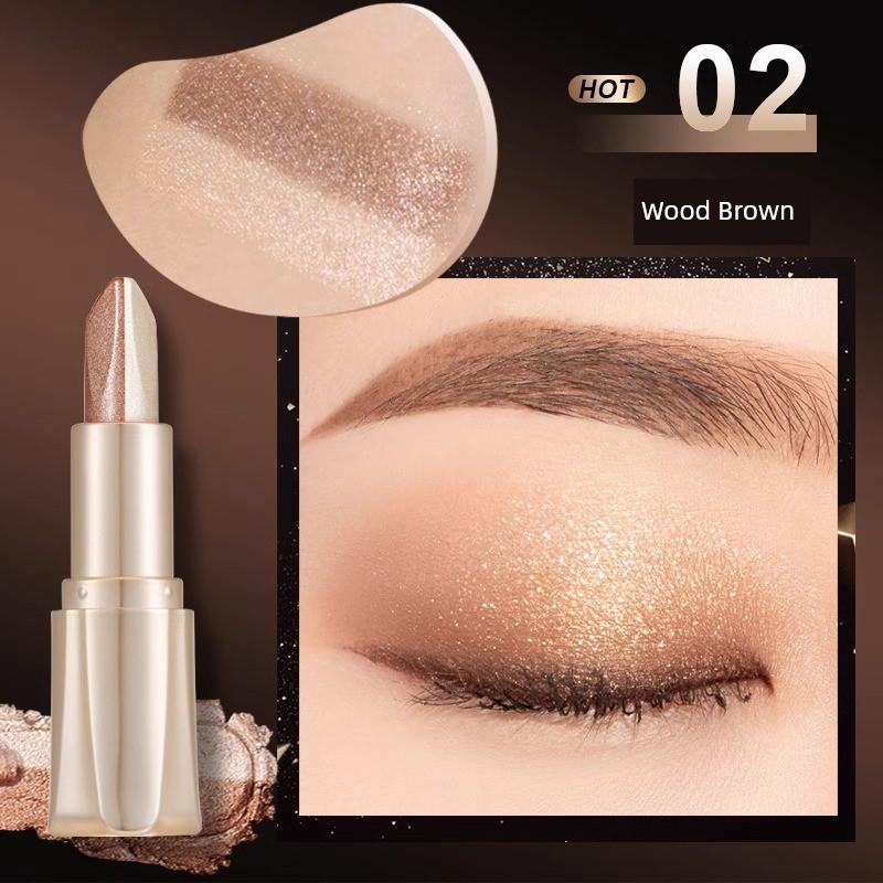 Two-Color Bean Bag Eyeliner Pen Eye Shadow Stick One-Touch Molding Waterproof Genuine Official Flagship Store Highlight Repair Three-in-One