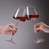 Hand-blown Make Red Wine Glass Simple Glass Transparent Champagne Wine Household Large-bellied High-footed Cup Drinking Utensil
