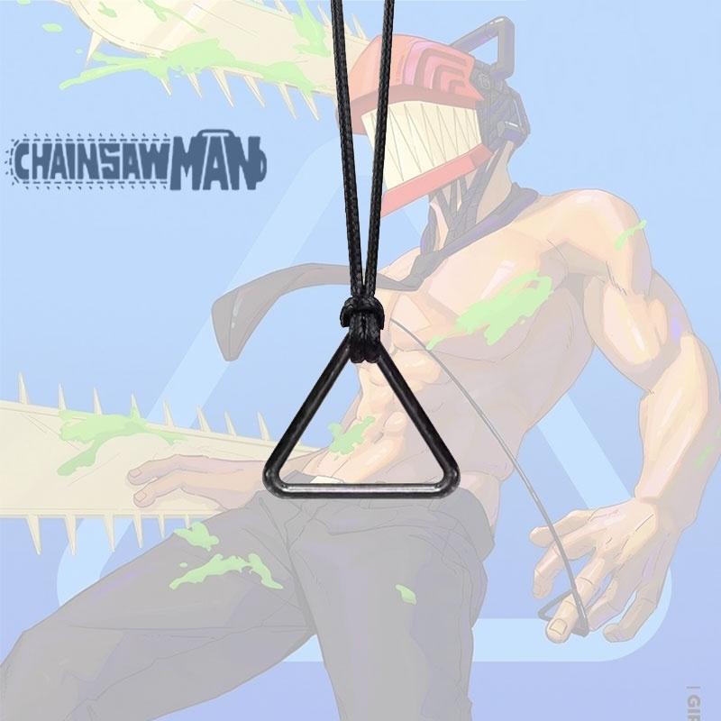 Stilvolle Anime Chainsaw Man Halskette mit Verwandlungs-Requisite Schmuck für Fans Sammlung