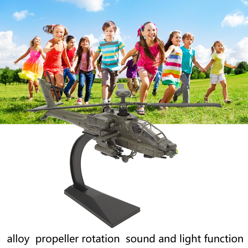 Helicopter Model 1:32 Scale Helicopter Simulation Model Ornament Aircraft Models for Collection Over 8 Years Old