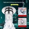Washbasin Pop-up Drain Stopper with Filter