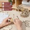 ROKR 3D Wooden Puzzles for Adults, DIY Wooden Ballista Launcher Toys Building Model Kits STEM Projects Toys for Boys/Girls