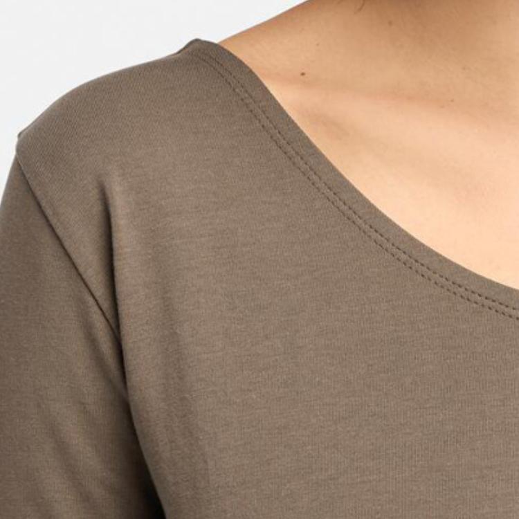 Timberland Comfortable Skin-Friendly Soft Solid Color Long Sleeve Regular T-Shirt Women Tops TB0A5ZHQBK0