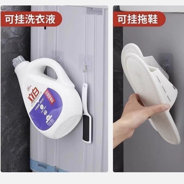 No Drill Self Adhesive Hooks Wall Mounted Shoe Rack, Strong Sticky Waterproof Hangers for Kitchen, Bathroom, Dorm, Bedroom & Door Back Storage