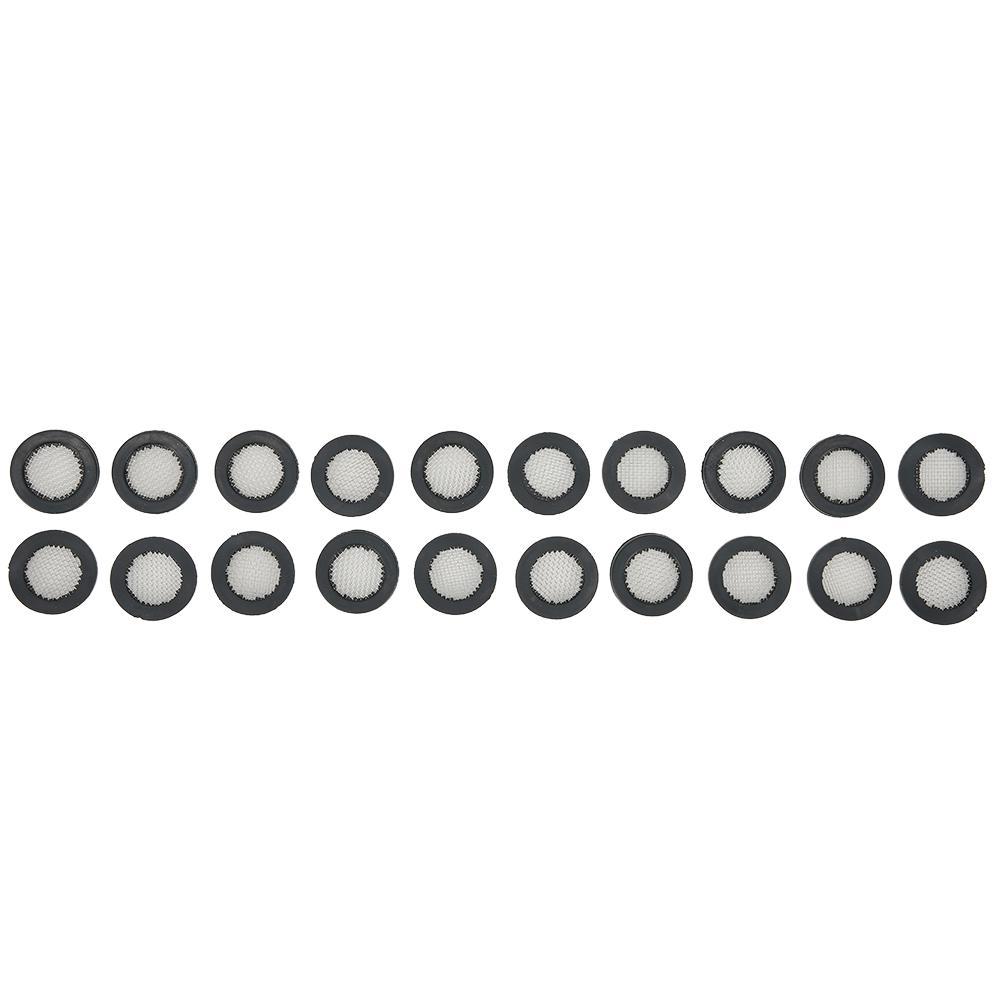 Garnitură cauciuc pentru furtun pentru spălătorie 20 buc 40 accesorii ochiuri negru