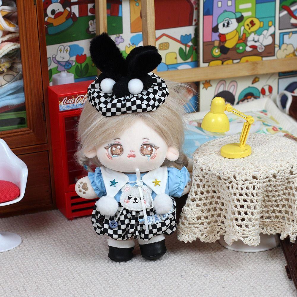 

Rabbit 20cm Cotton Doll Clothes Dress Up Plush Dolls Clothes 20cm Cotton Doll style 1