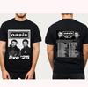 Oasis Heruitgave Wereldtournee 2025 Tweezijdig Concertstijl S-4XL Unisex T-shirt