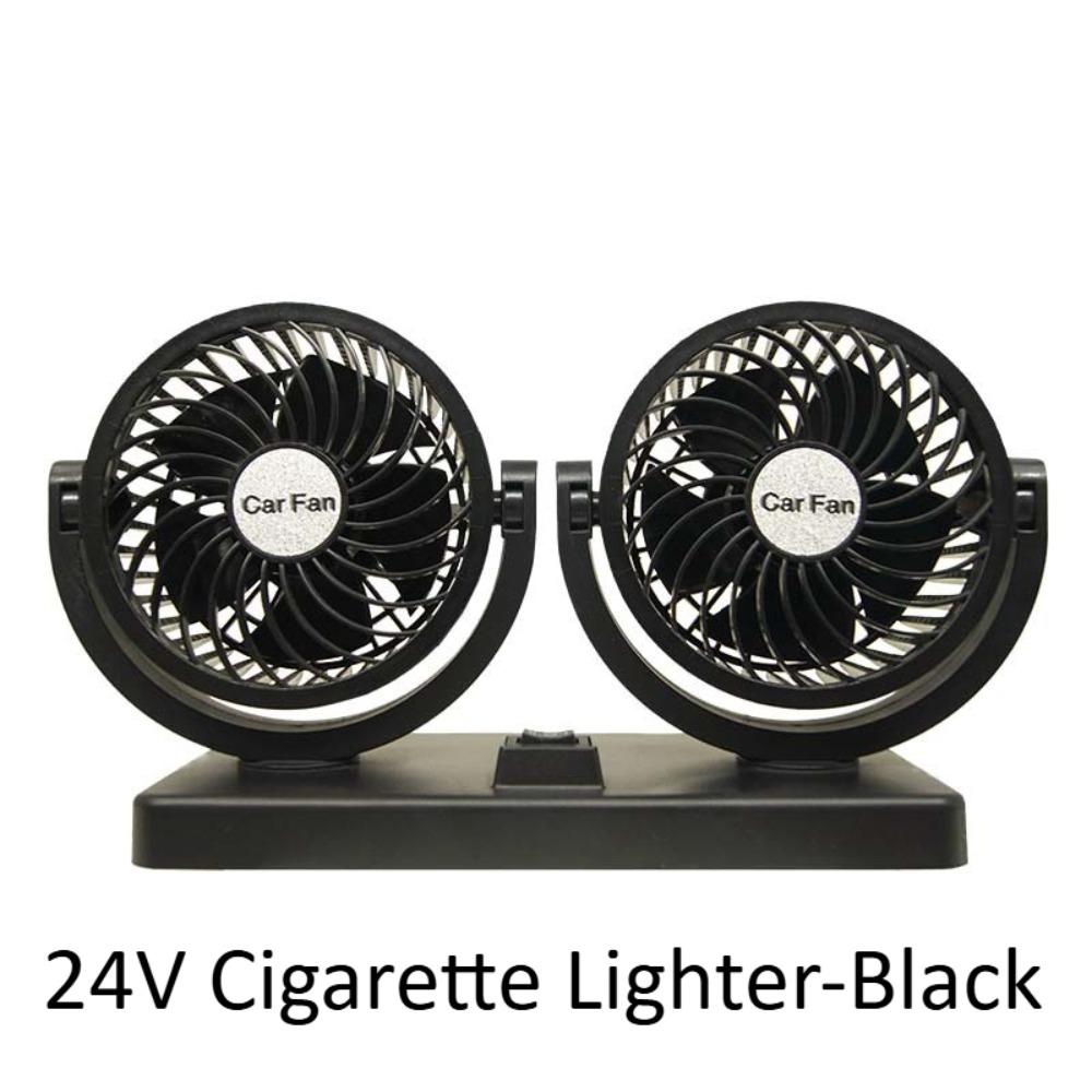 USB Car Cooling Fan For Universal 12V 24V Vehicles 360 Rotating Air Circulator Ventilation Interior Auto Accessories Parts