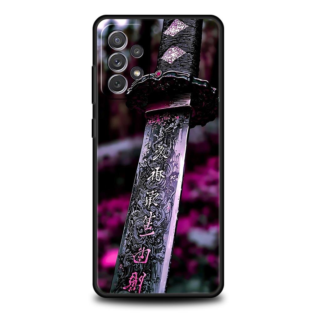 The Sword Creative Pattern Phone Case for Samsung Galaxy A55 A35 A17 A07 A15 A13 A25 A51 A71 A72 A73 A32 A52 A52S A41 Soft TPU
