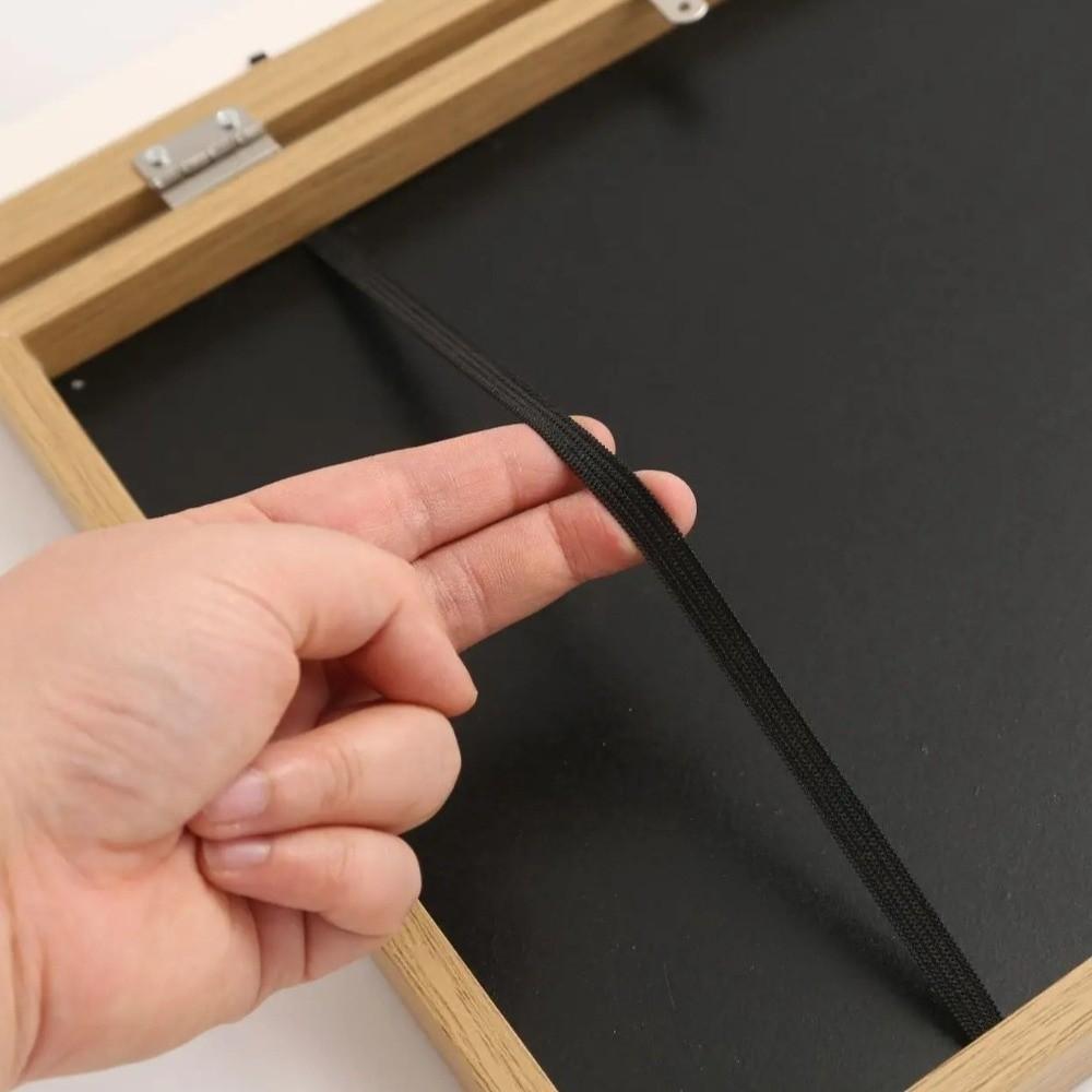 Multi-functional Wooden Picture Frame Magnetic Closure Wall Mount Flip Photo Frame Rectangle Changeable Flip Art Frame