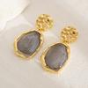Women Square Earrings with Pearls  Female Hypo-allergenic Lightweight Earrings for Woman Daily Party Matching