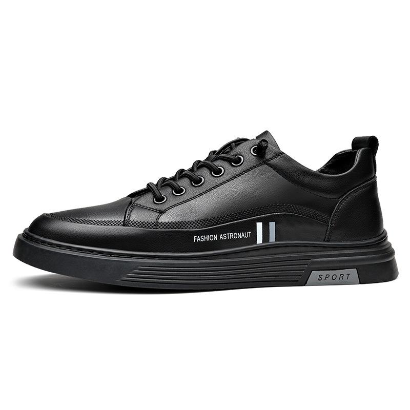 Spring little white shoes men's casual board shoes flow fashion thick sole height increase low top men's shoes