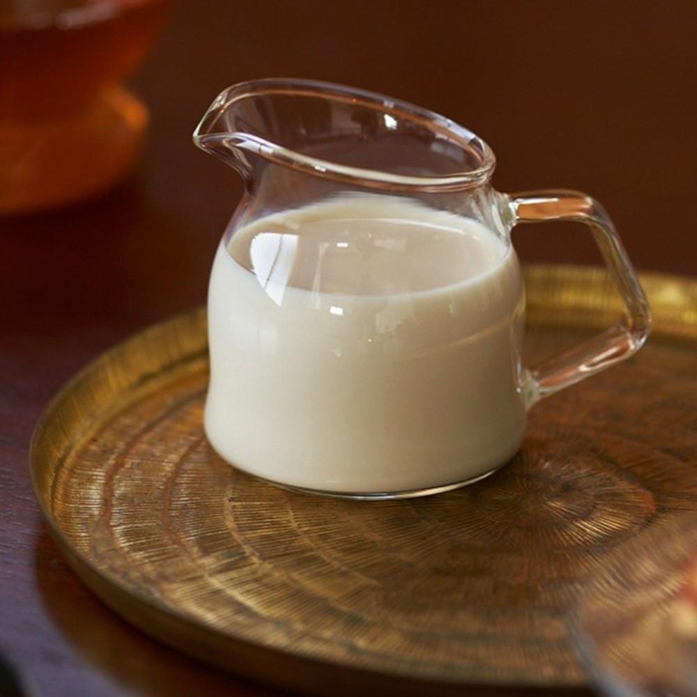 100/150 ml Glasmjölkkopp Värmetålig Gräddkanna Kaffebryggning