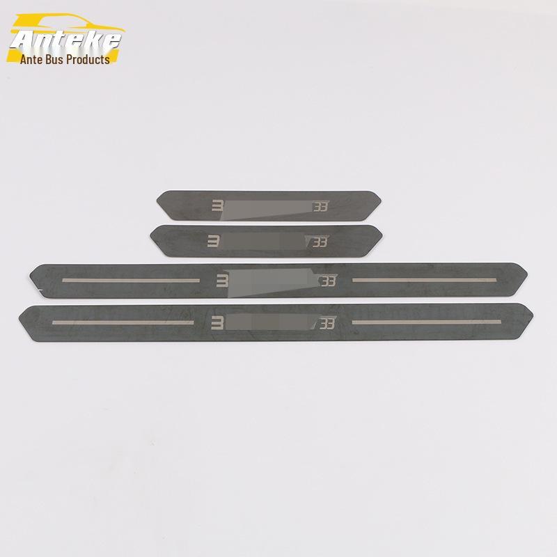 Fits 19 Bestune T33 models: Sill Strip Trim, Bumper Trunk Welcome Pedal, Decorative Bright Sticker.