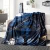 1pc Batman full moon Flannel Blanket Soft Warm Throw for Home, Office, Travel, All-Season Cozy Bedding Gift L1458