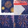 2D Flat Printing  2pcs Festive Cheers Modern Contemporary Curtains 100% Polyester Curtains Decorations for Grey   Semi-Transparent