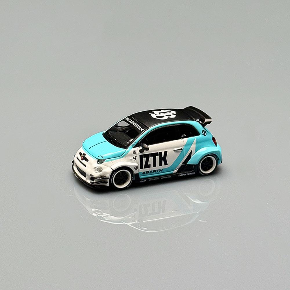 Mgt 1/64 Lb-Works X Abas Works Abarth 595 Legering Diecast Model Auto Collectie Speelgoed Station Voertuig Cadeau(Zonder verpakking) black