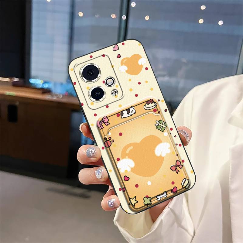 Card Slot TPU Phone Case For Honor90 GT Dirt-resistant Silicone Durable Cute Waterproof Cartoon Anti-knock Protective