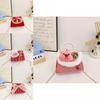 Melody Hello Kitty Puppen Dekor Schulter Crossbody Tasche Künstliche Perlenhenkel für den täglichen Gebrauch