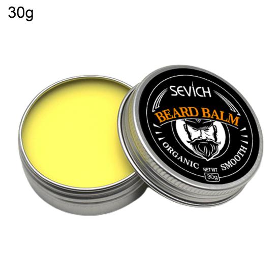 30g/60g Beard Balm Wax Natural Free Beard Beard Care Frizzy Extract Moisturizing Treatment Styling Cream