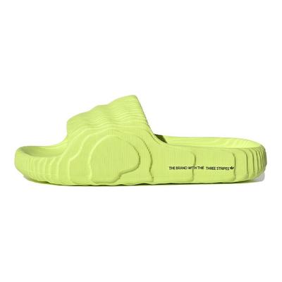 Adilette 22 Slides Solar Yellow Unisex Sneaker Core-Black HP6523