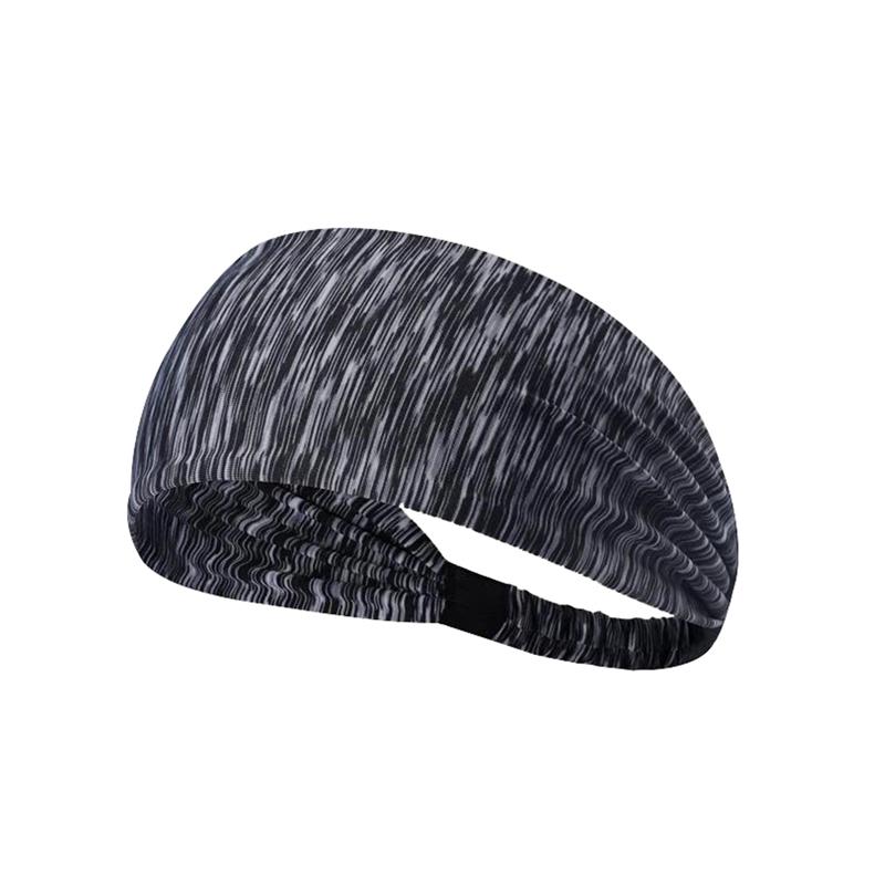 1 PC Nonslip Elastic Folds Yoga Hair Bands Fashion Wide Sports  Summer Stretch SweatBand Headband Running Accessories