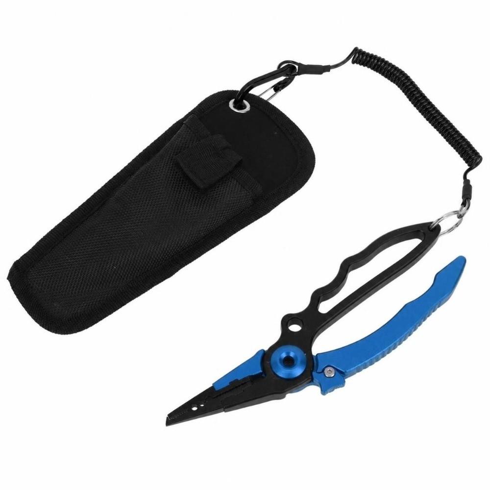 Ergonomic Grip Fishing Cutting Pliers Self Locking Hook Remover Pliers  Saltwater Fishing