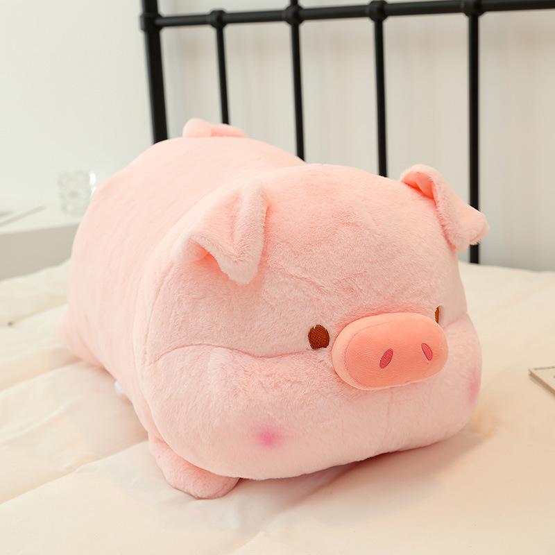 Lulu Pig Doll Lulu Pig Plush Toy Dudu Pig Doll Pink Pig Throw Pillow Bedside Cushion