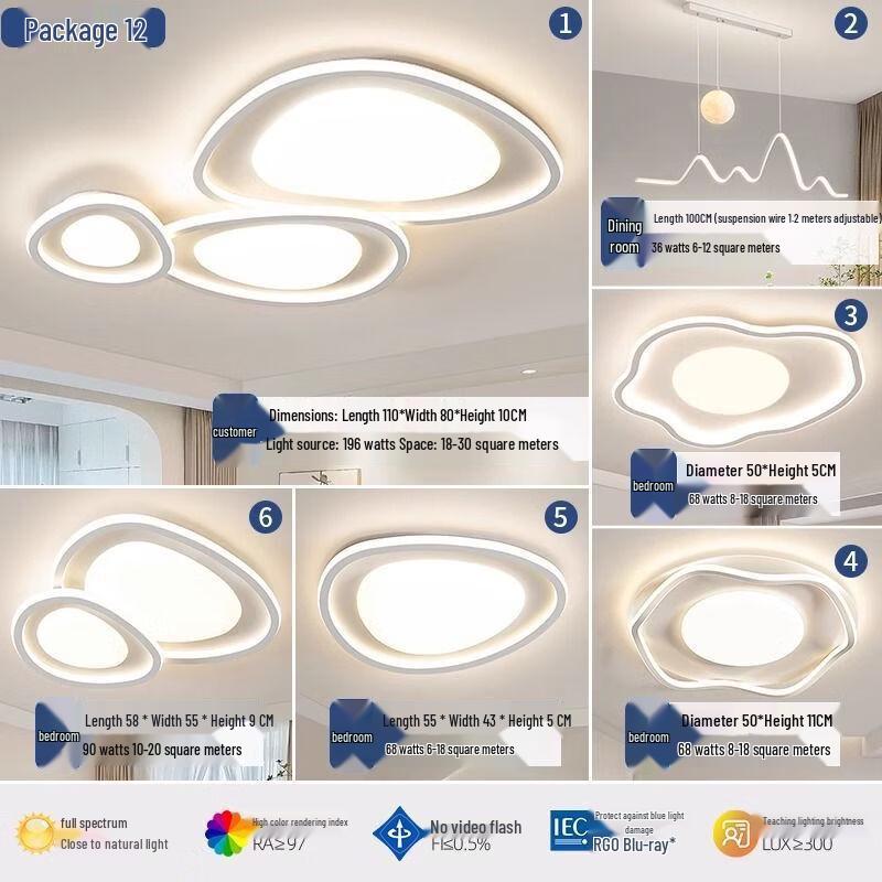 Dream Bubble Eye-Care LED Ceiling Light
