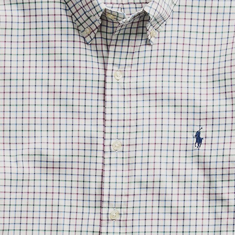 Polo Ralph Lauren Classic Fit Plaid Pony Embroidered Cotton Long Sleeve Shirt Men shirts 710759319-002