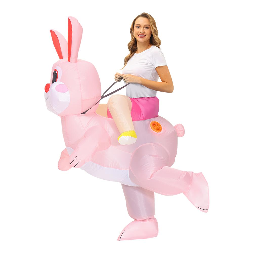 Flamingo Inflatable Costume Kids Riding On Unicorn Costumes Funny Bunny Fancy Cosplay Dress Party Halloween Costume for Adult