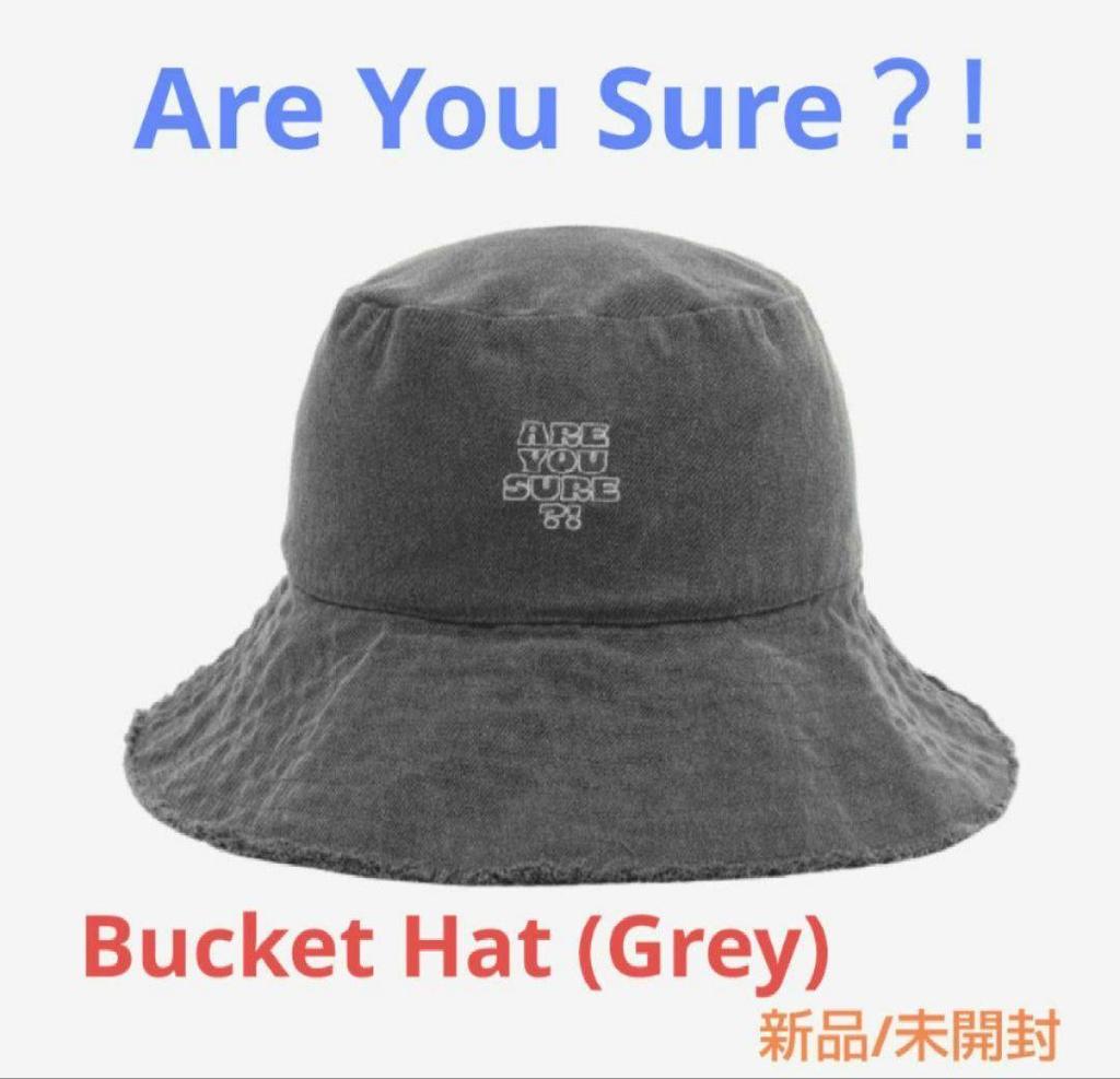 [USED] Igemaja [Are You Sure?!] Bucket Hat (Grey)
