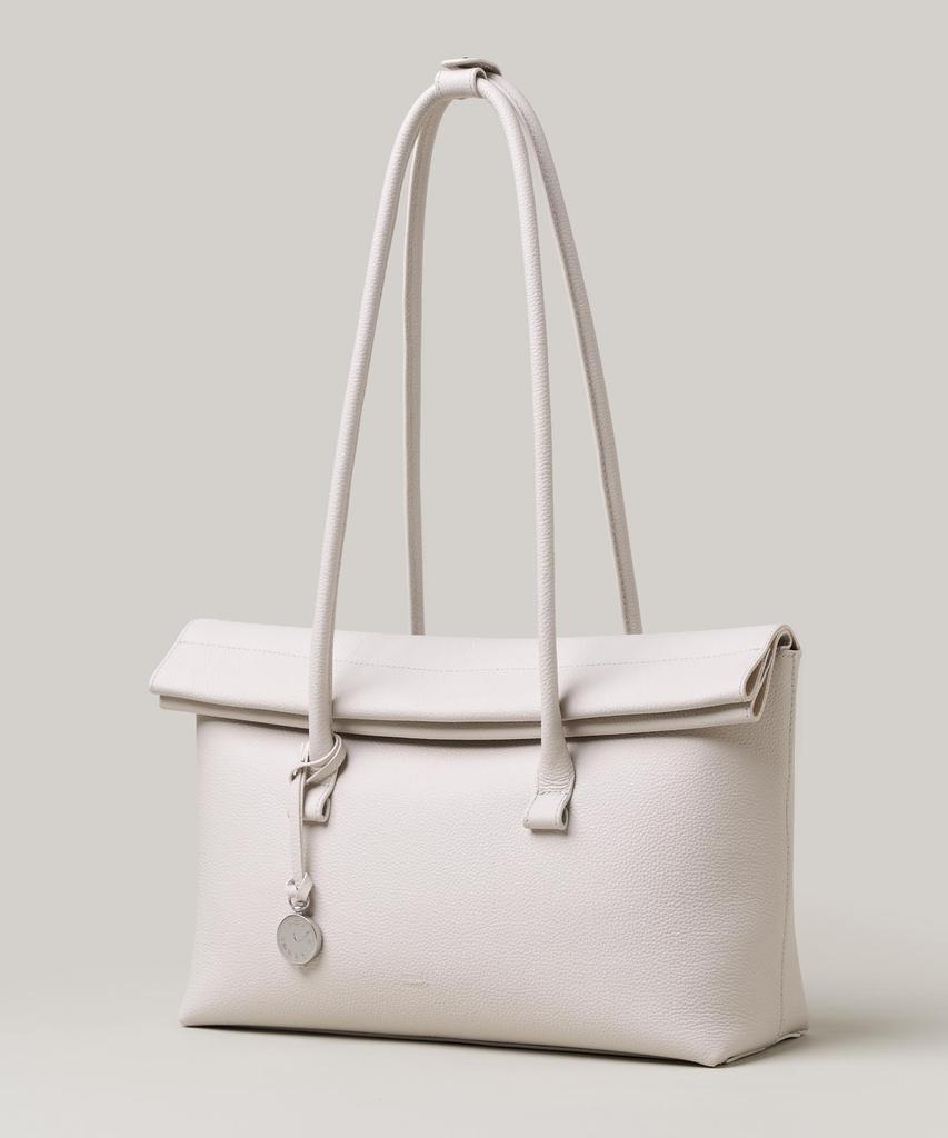 Monde Monde Magnet Clock Shoulder Bag Ivory