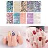Abalone Shells Sticker Sheet Self Adhesive for Jewelry Making Craft Photo Album Phone Case Embellishment