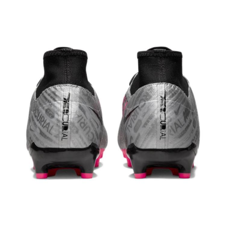 New Nike Mercurial Superfly 9 Acad 25 FG/MG 'Metallic Silver Hyper Pink' FB8402-060