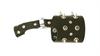 Pet, wrist and finger band with eight spikes, Leder 2010