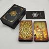 New Plastic Rider Waite Tarot Hot Stamping Gold Foil Tarot Exquisite Board Game Divination Cards For Collection