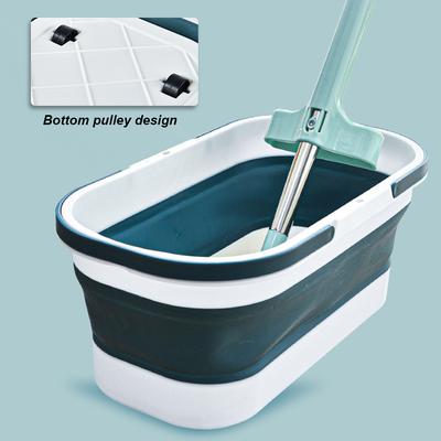 Collapsible Bucket Portable Silicone Bucket Folding Car Wash Basin Washing Bucket Camping Home 12L Cleaning Mop Bucket