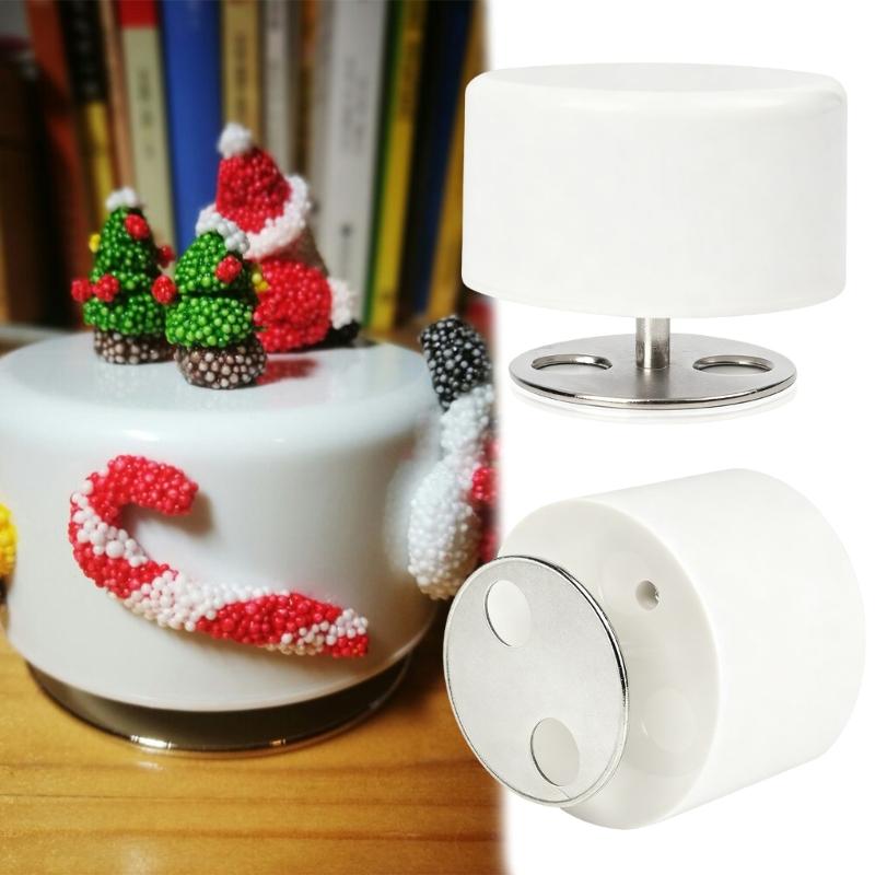 18 Tone Clockwork Round Music Box Base Plastic DIY Craft Decoration With Smooth Rotating Melodies Musical Movement