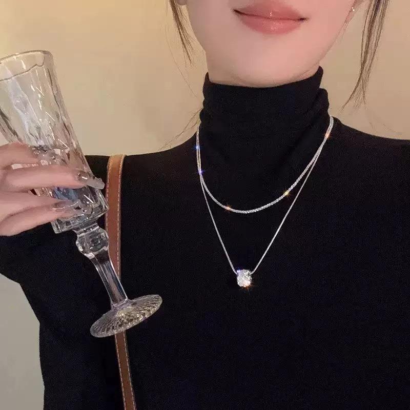 Titanium Steel Non-fading Small Waist Necklace Women's Summer Niche Design Accessories Collarbone Chain Pendant