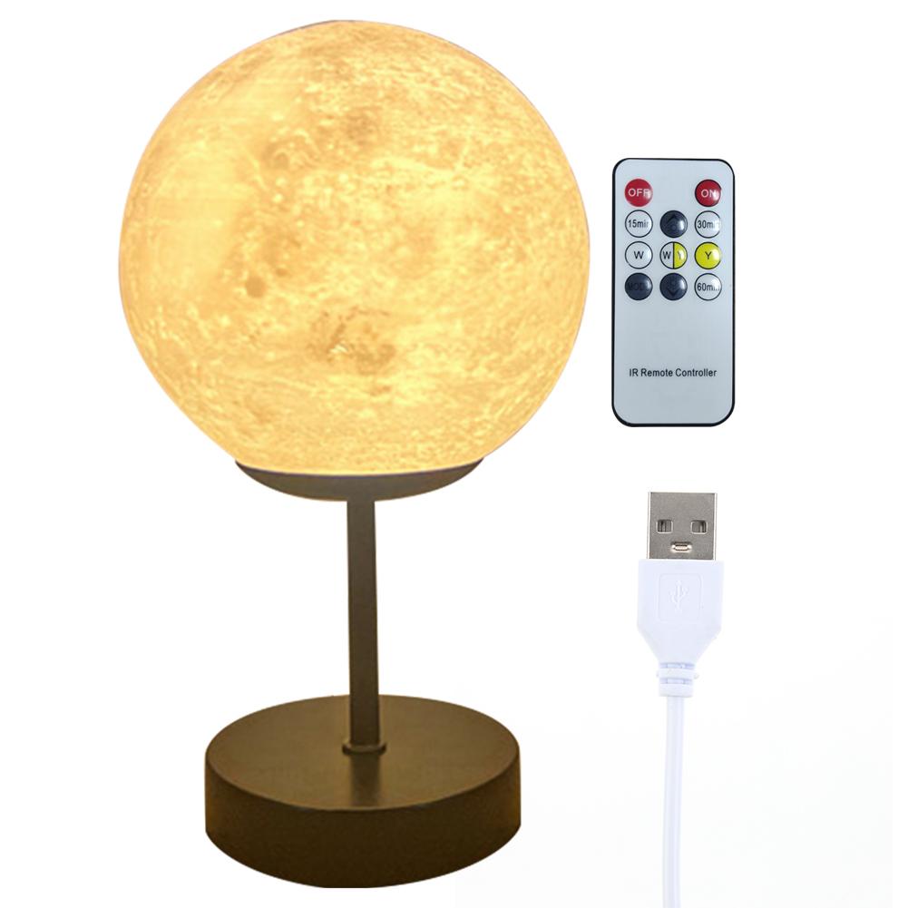 3D Moon Night Light with 25 Lighting Modes Moon Sleeping Light Minimalism Rechargeable Gifts for Women Men