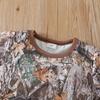 Jungen Kurzarm Freizeit Set Wildnis Camouflage Totes Blatt Ast Druck Zweiteiliges Outfit
