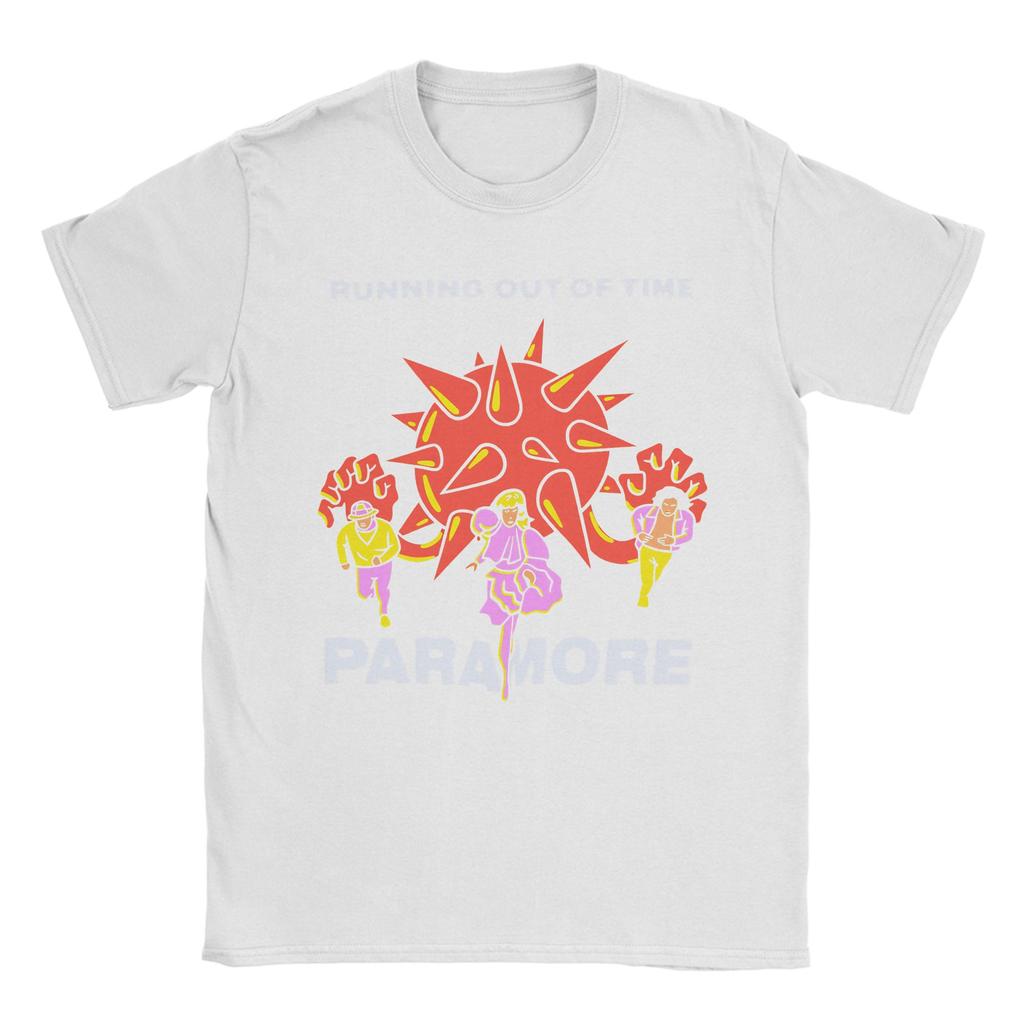 Leisure Paramore Band TShirts Men O Neck Cotton T Shirt  Short Sleeve Tee Shirt Big Size Clothes