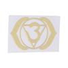7 Pcs Sacred Geometry Metal Stickers Delicate Flower of Life Chakras Stickers Pyramid Meditation Art Resin Filler Supply