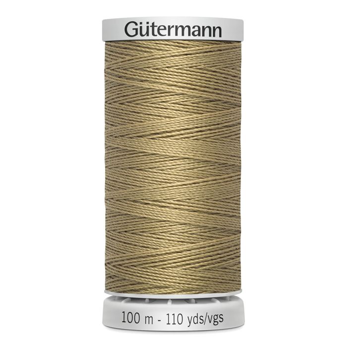 Fil extra fort 100% polyester Gutermann, lot de 5 bobines de 100m - Att 265 - plage de sable