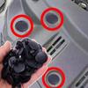 Car Hood Insulation Retainer Black Plastic Clips Fastener Bonnet Sound Insulation Foam for Toyota 90467 09050 Rivet Retainer