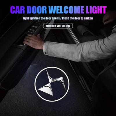 Car styling Auto Door LED Decoration Wireless Welcome Light Logo Projector For C1 C2 C3 C4 C5 C6 C8 C4L DS3 DS4 DS5 DS6 FL7
