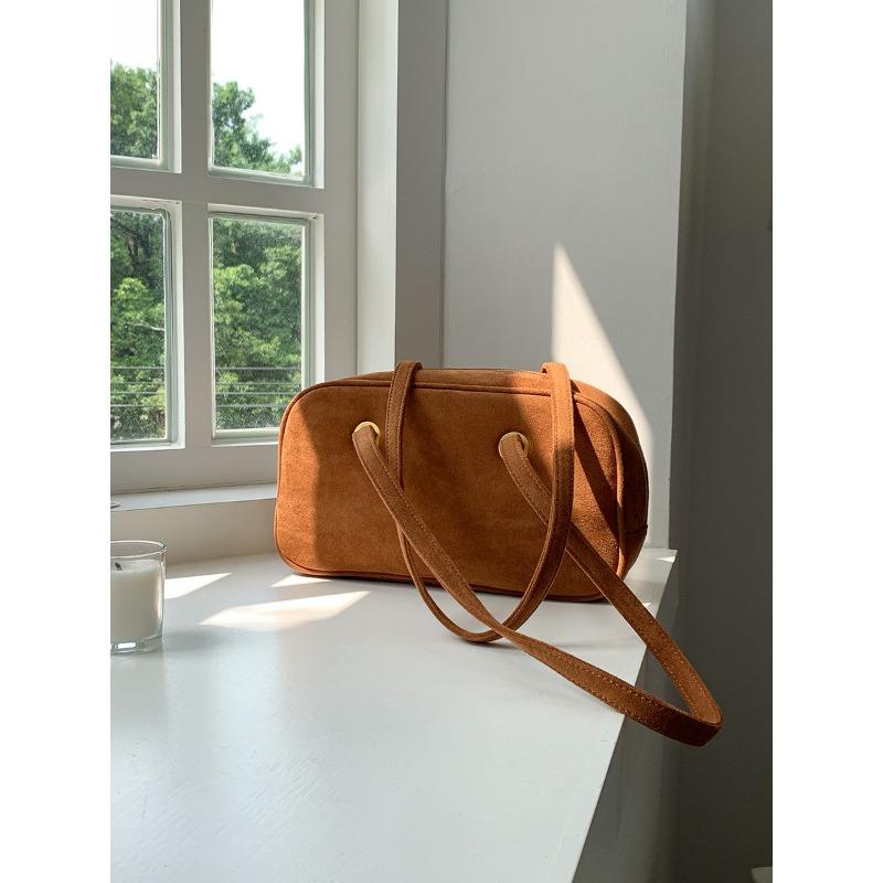 Retro suede bag versatile autumn and winter new plush shoulder bag women's hand underarm bag